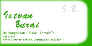 istvan burai business card